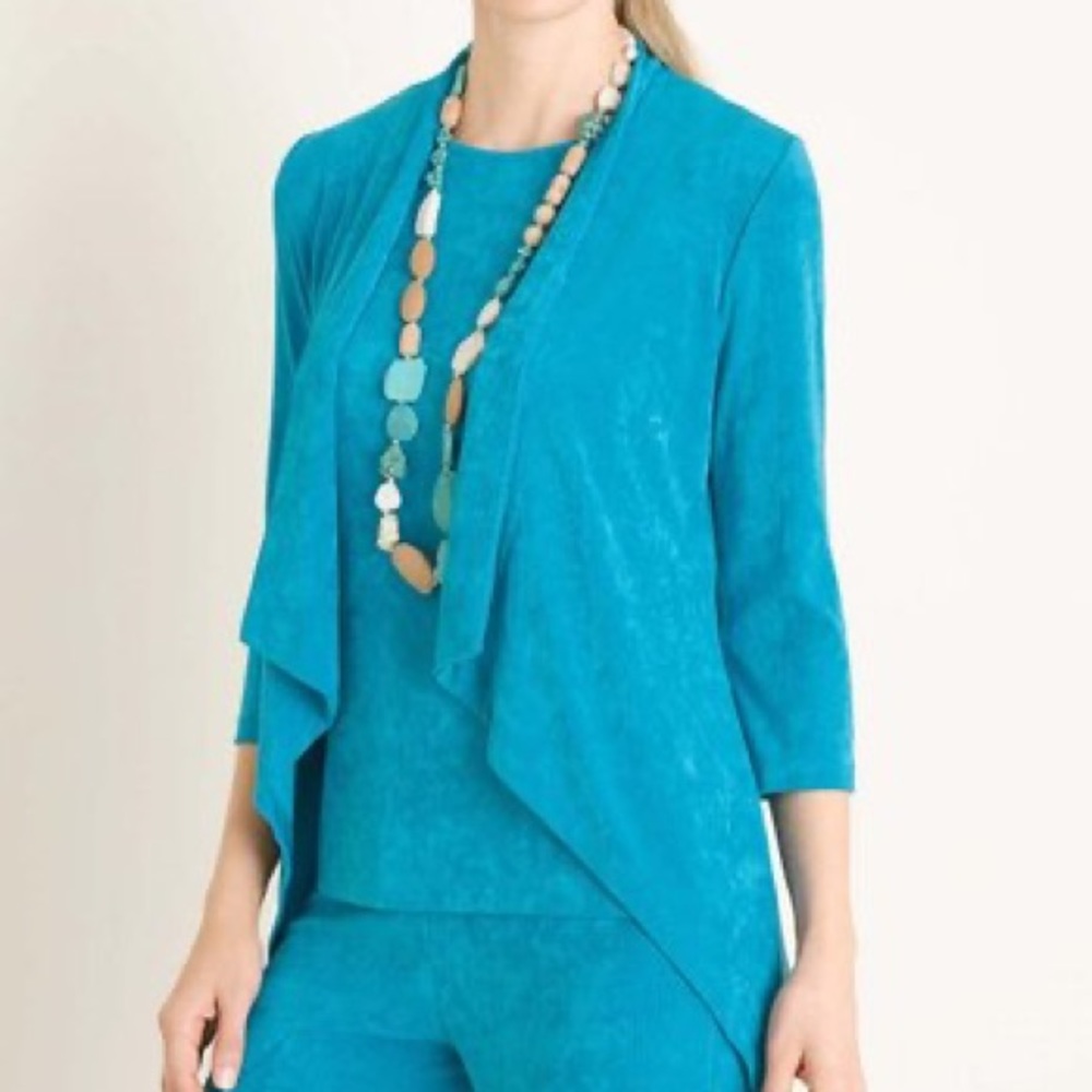 NWT Chico’s Algiers Blue Jacket